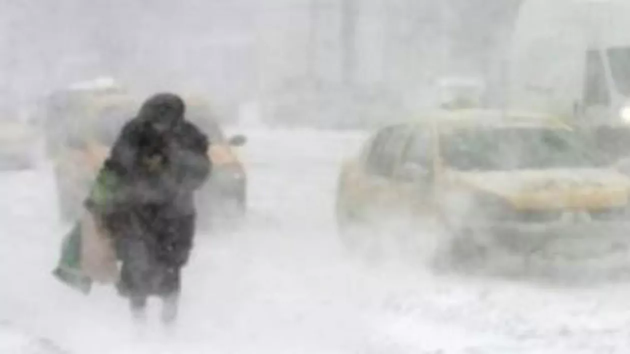 Cod portocaliu de ninsori și furtuni de zăpadă în Bulgaria, la granița cu România