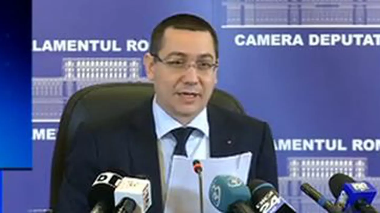 Ponta a prezentat acordul semnat cu Băsescu: L-am făcut ca să avem garanția că nu mai vorbește nimeni de lovituri de stat și de alte chestii cum au fost cele din vară