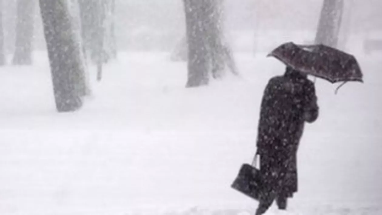 Avertizare cod galben de ninsori și vânt în Vrancea, Galați, Buzău, Brăila și Ialomița, valabilă până vineri la ora 02:00