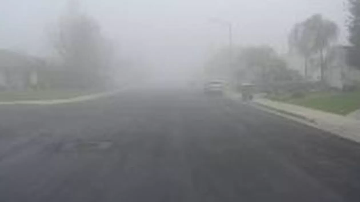 Cod galben de ceață în București și mai multe județe din țară