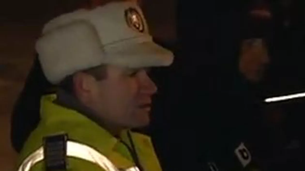 Vaslui: Scandal între polițiști și șoferi, după ce Vama Albița a fost închisă din cauza viscolului (VIDEO)