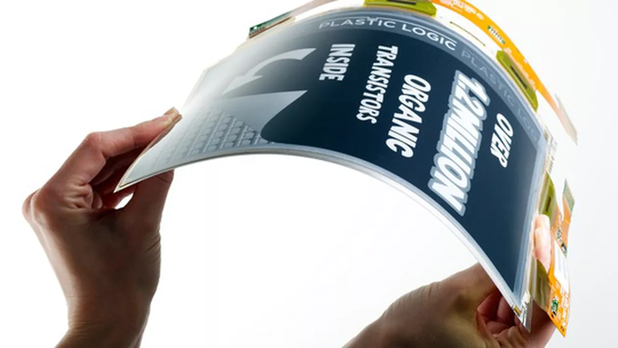 CES 2013: Plastic Logic lansează Papertab, o tabletă ca o foaie de hârtie (VIDEO)