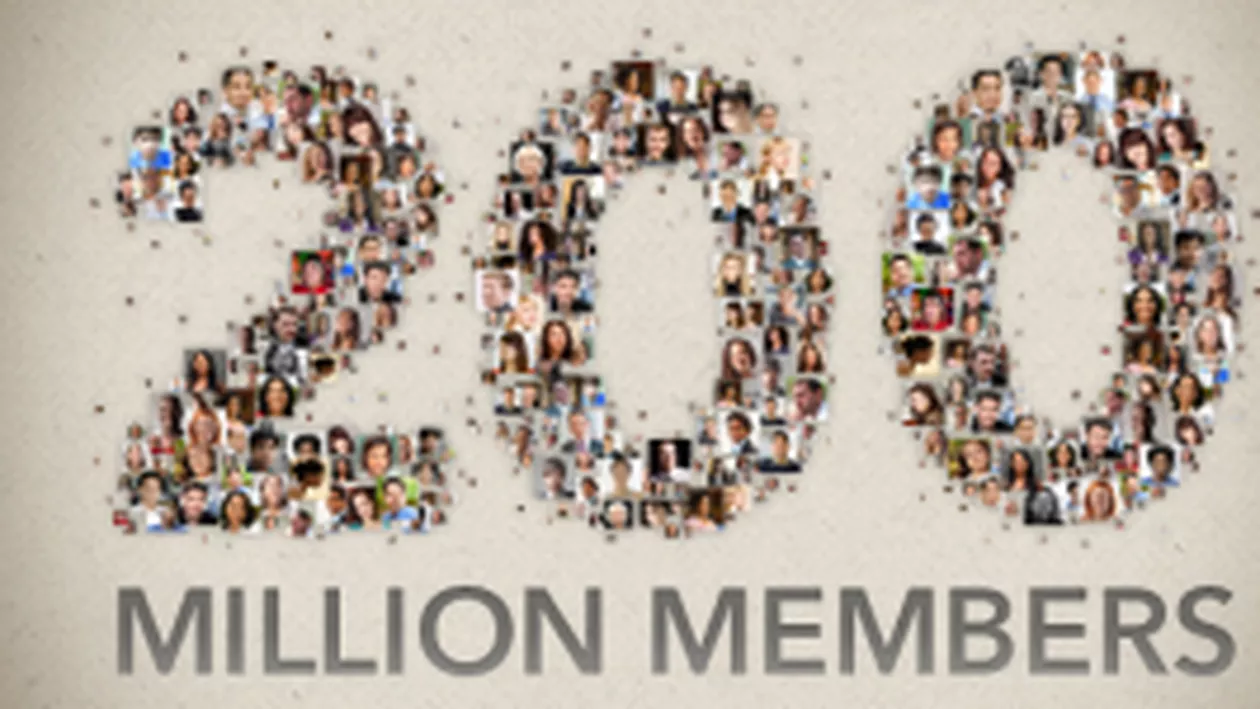 Rețeaua socială LinkedIn a depășit 200 milioane de utilizatori