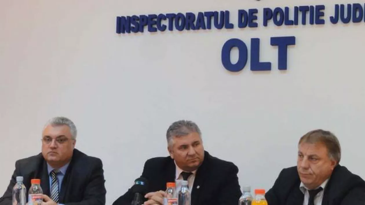 Trei șefi de la Inspectoratul de Poliție Județean Olt au fost retrogradați