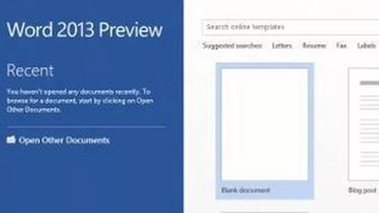 Microsoft a lansat Office 2013: Word, Excel și Outlook, programate pentru a funcționa mai bine pe calculatoare controlate prin touchscreen