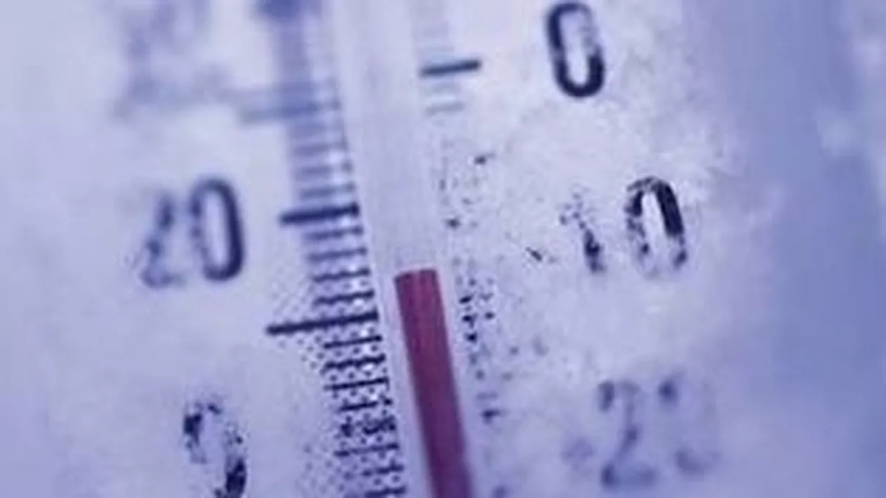 Cea mai scăzută temperatură din țară, -20,4 grade Celsius, a fost înregistrată la Întorsura Buzăului