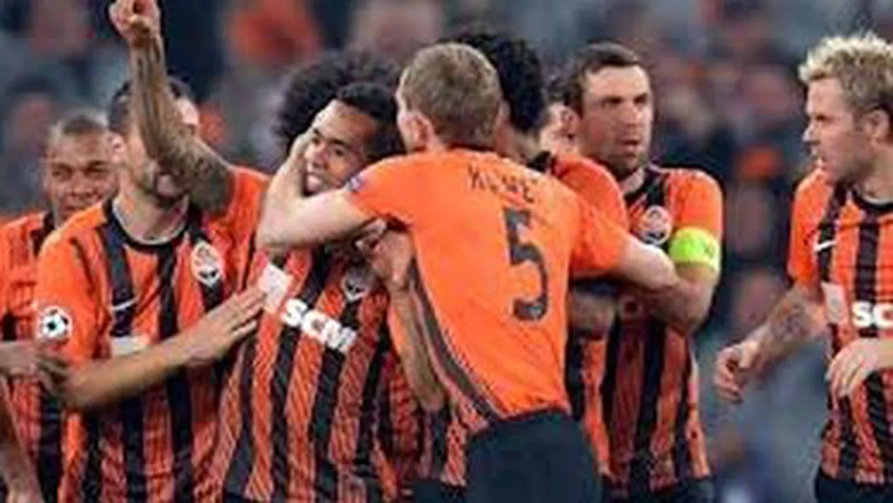 Liga Campionilor: Şahtior Doneţk - Borussia Dortmund, scor 2-2, în optimile de finală