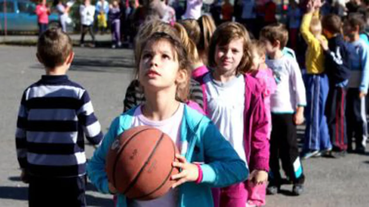 Introducerea mai multor ore de sport în învățământul primar, susținută de Consiliul Național al Elevilor