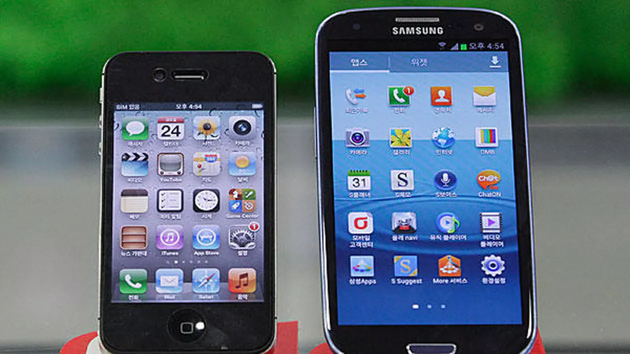 Apple şi Samsung se acuză din nou de încălcarea patentelor pentru smartphone-uri şi tablete PC