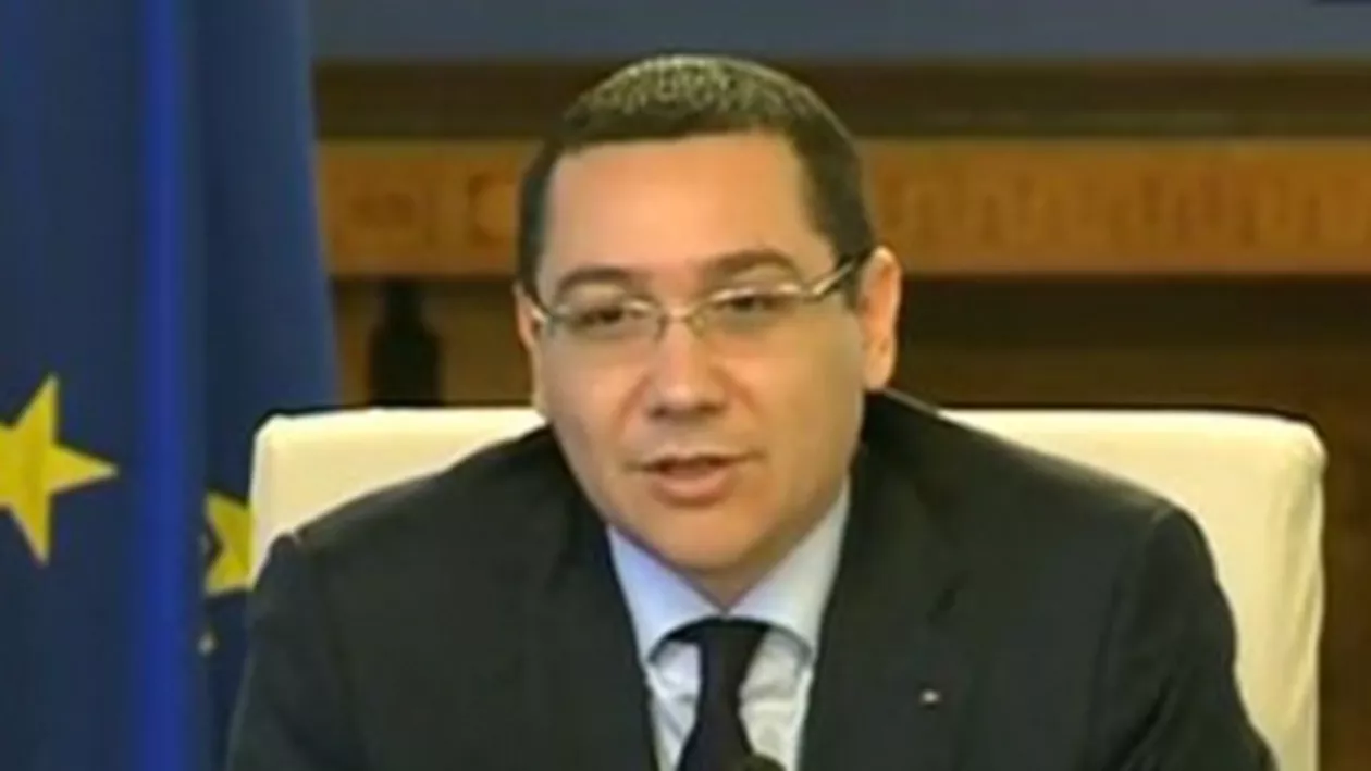 Ponta: Nu Vosganian a scris ordonanţa cu angajaţii, şi el era deranjat că a apărut în presă