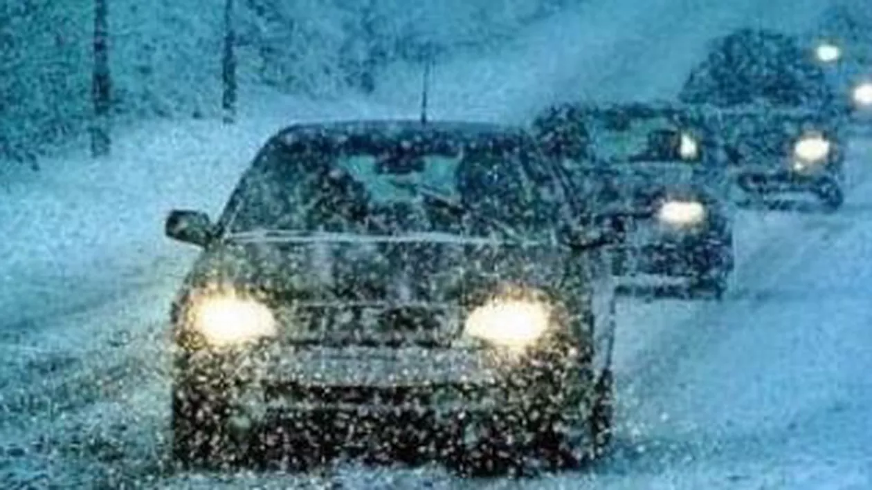 ANM: Cod galben de vânt și ninsori în estul Olteniei, Muntenia, Dobrogea și sudul Moldovei