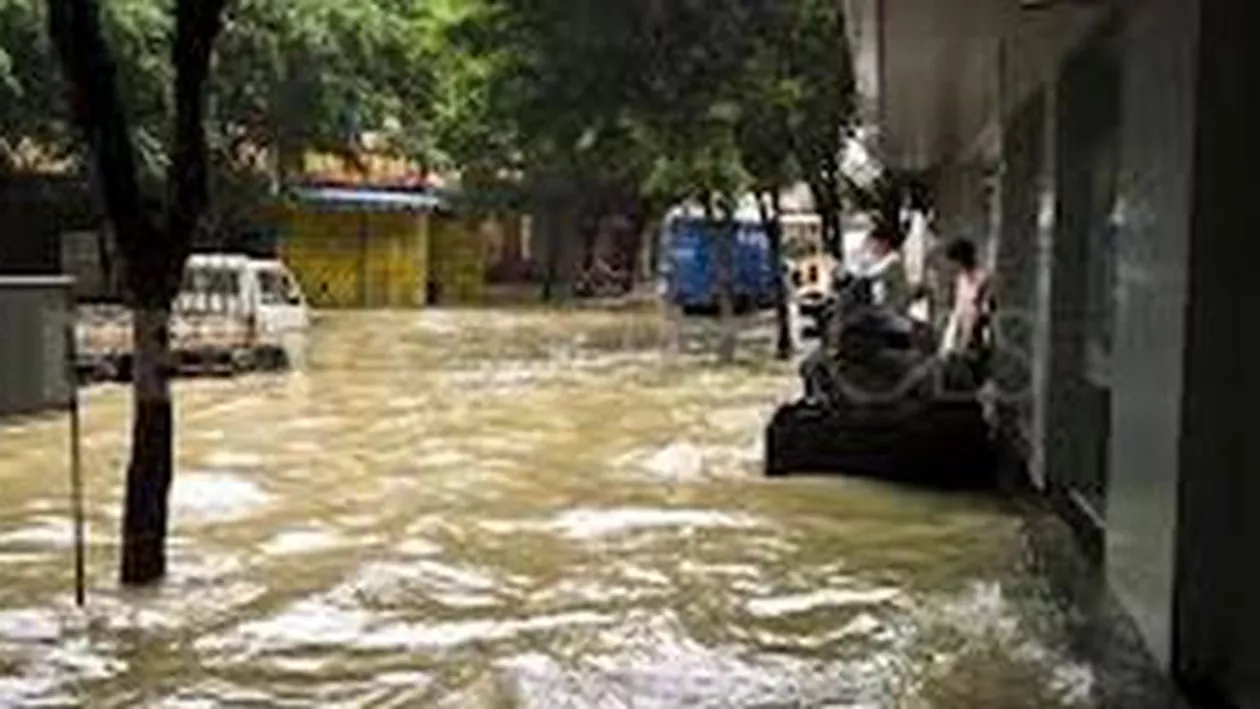 Mai multe străzi din Arad, inundate din cauza ploilor abundente din ultimele 24 de ore