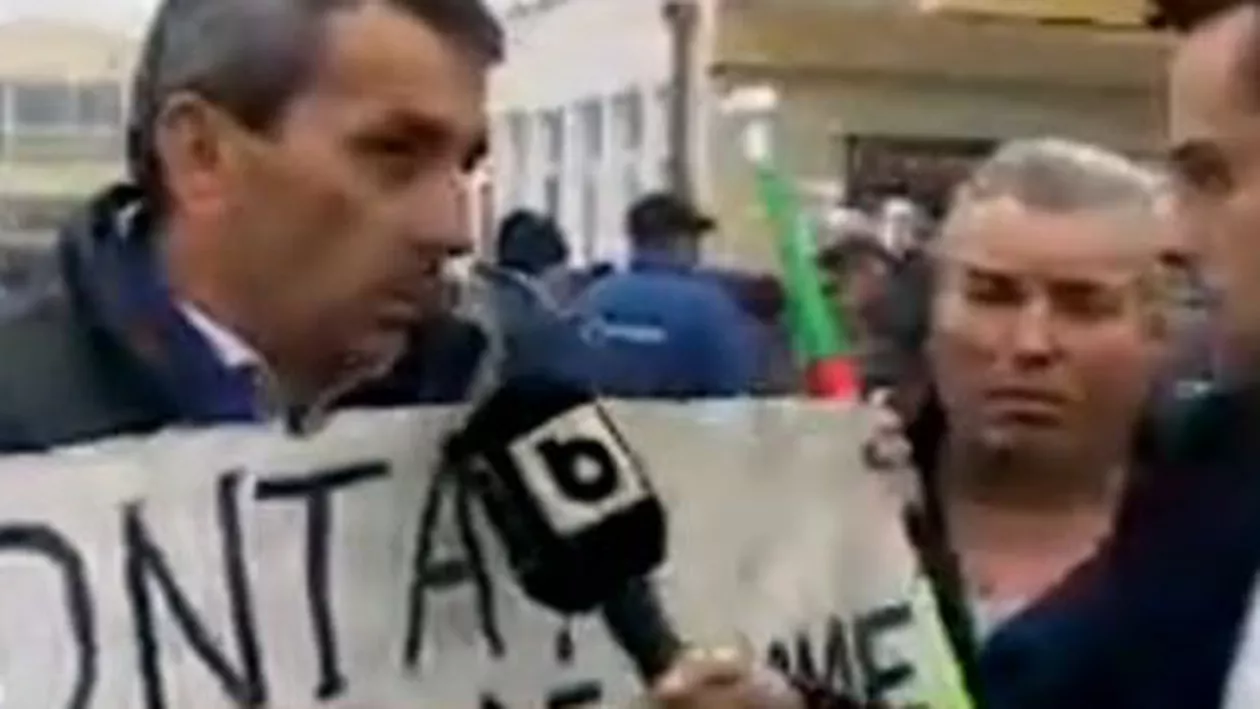 Protestatar de la Oltchim, către Ponta: "Lăsați-l pe Băsescu, ocupați-vă de noi. Joi venim peste dumneavoastră" (VIDEO)
