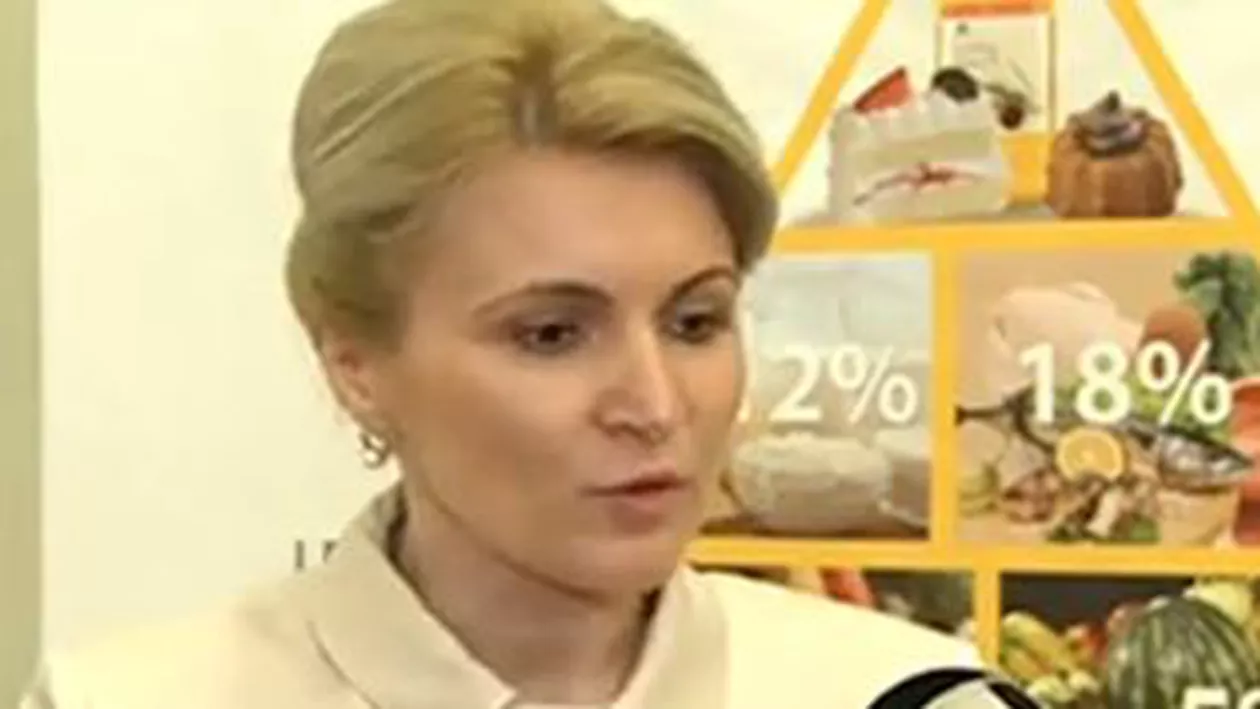 Deputatul PDL Andreea Paul a protestat în Parlament față de creșterea prețurilor la alimente (VIDEO)