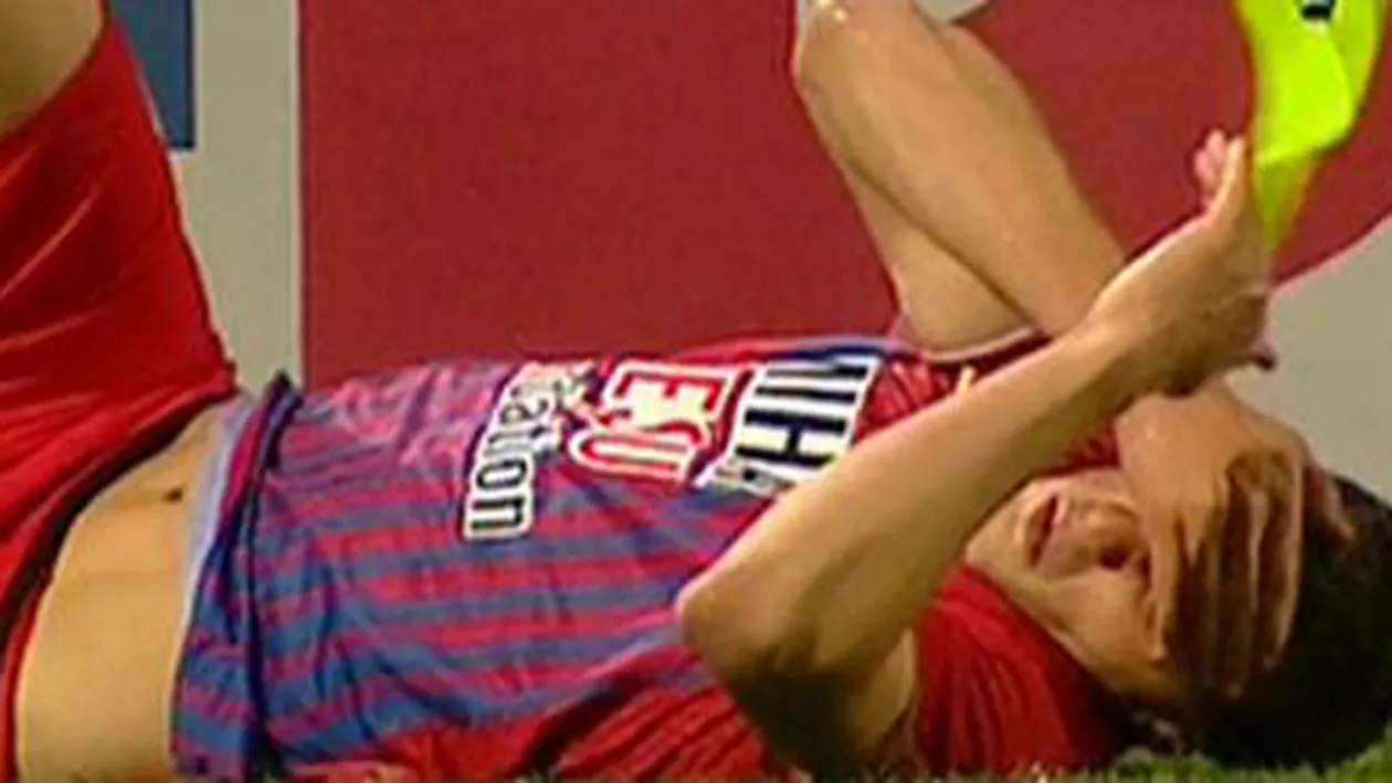 Derby violent în Giulești: Chiricheș  a fost lovit cu o brichetă în cap la Rapid – Steaua, scor 1-1