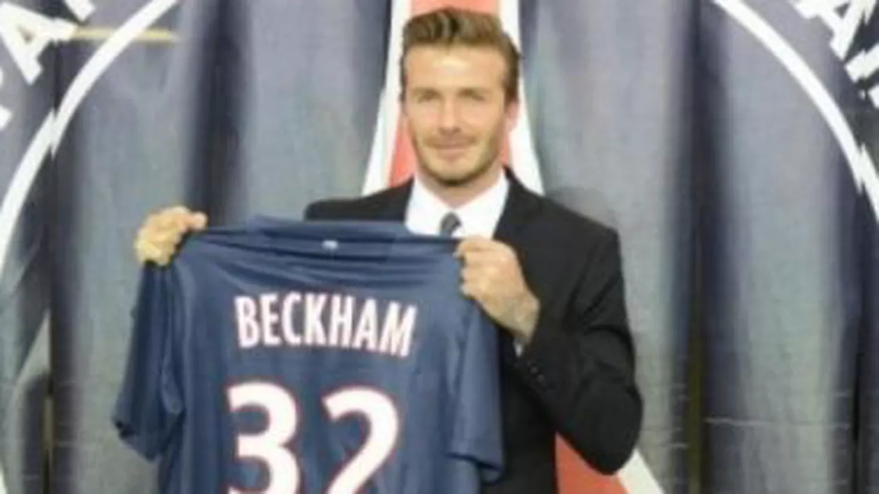 David Beckham și-a donat primul salariu de la PSG, 700.000 de euro, unui spital de copii din Paris