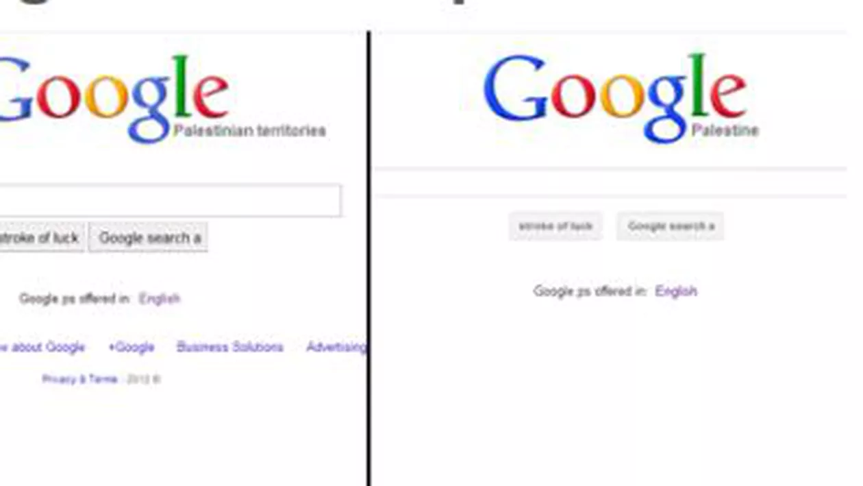 Google a înlocuit termenul ”Teritoriile palestiniene” cu ”Palestina”, lucru condamnat de liderii israeliți