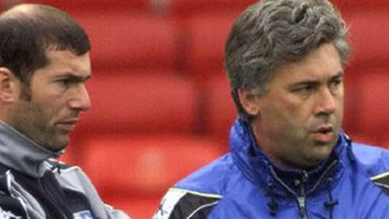 Zinedine Zidane va fi secundul lui Ancelotti la Real Madrid