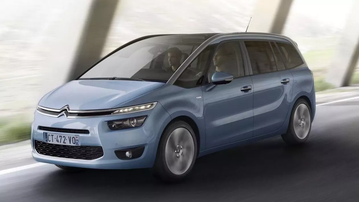Citroen a prezentat primele imagini cu noul Grand C4 Picasso, monovolumul francez cu 7 locuri (FOTO)
