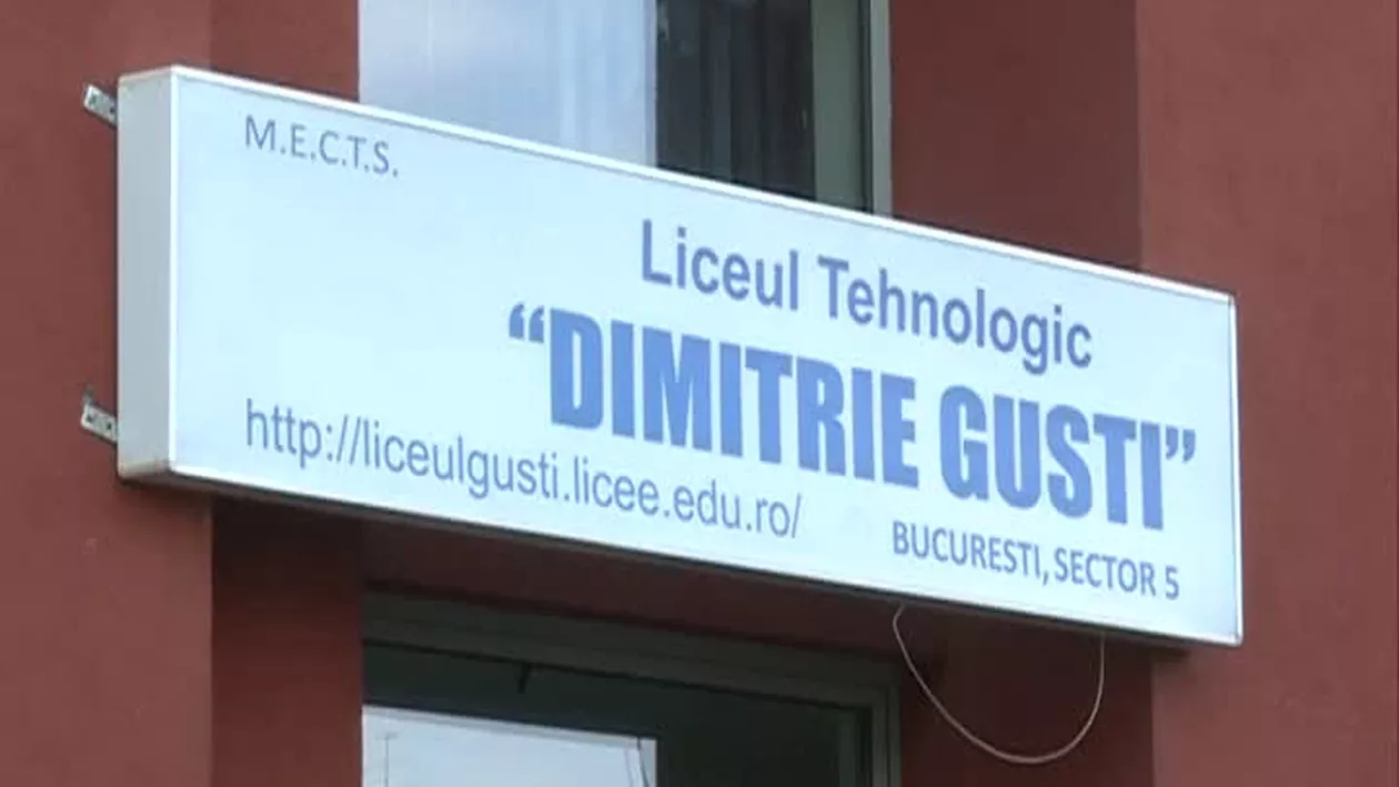 Procurorii DGA au deschis o anchetă penală la Liceul Dimitrie Gusti din Capitală