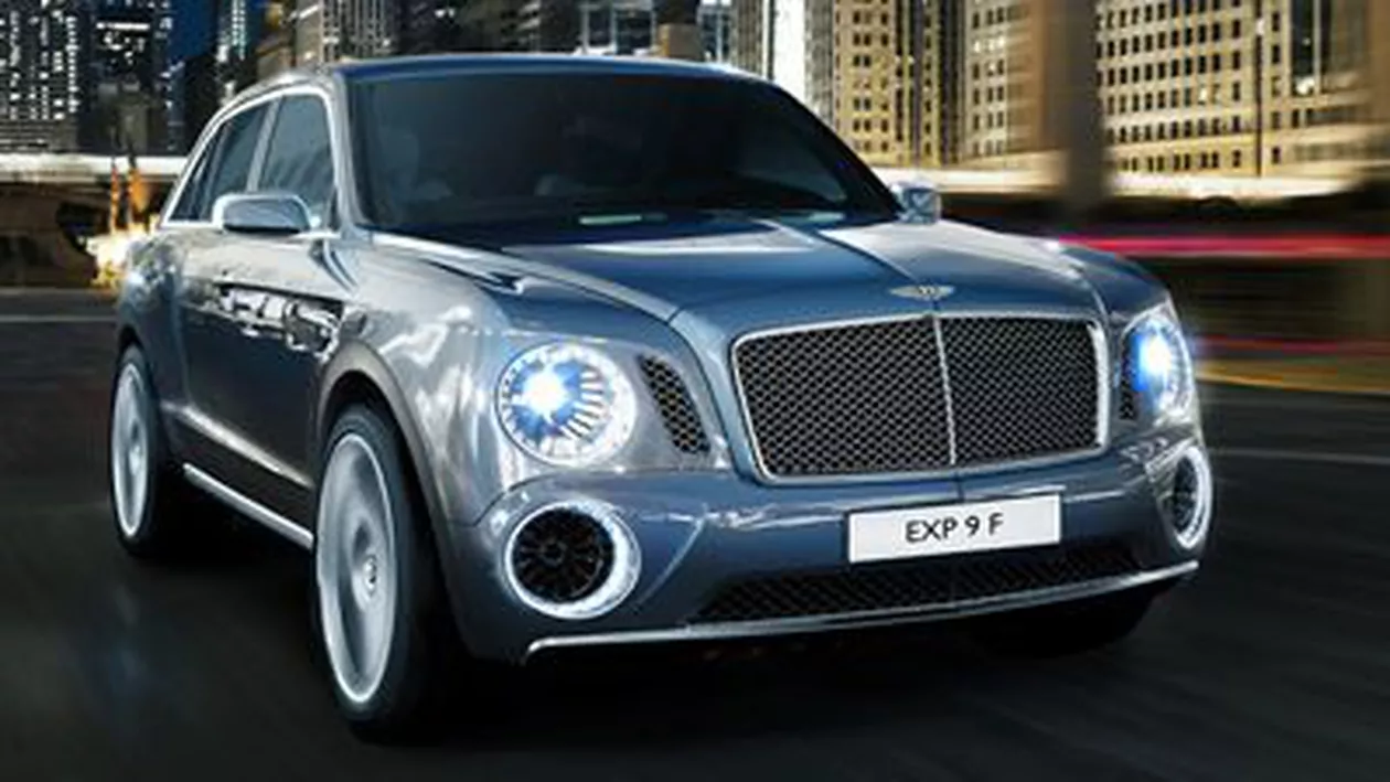 Bentley va produce cel mai scump SUV din lume, cu un preţ pornind de la 180.000 euro