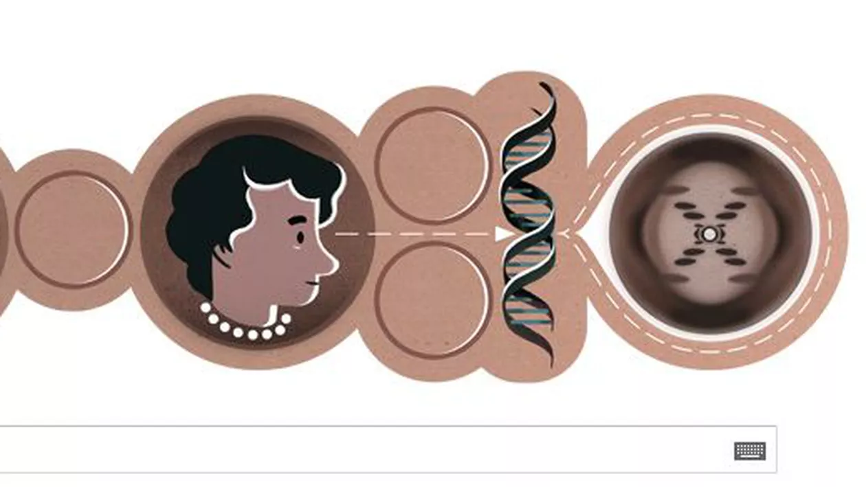 Google o celebrează pe Rosalind Franklin, cercetătoarea care a contribuit la descoperirea ADN-ului (FOTO)