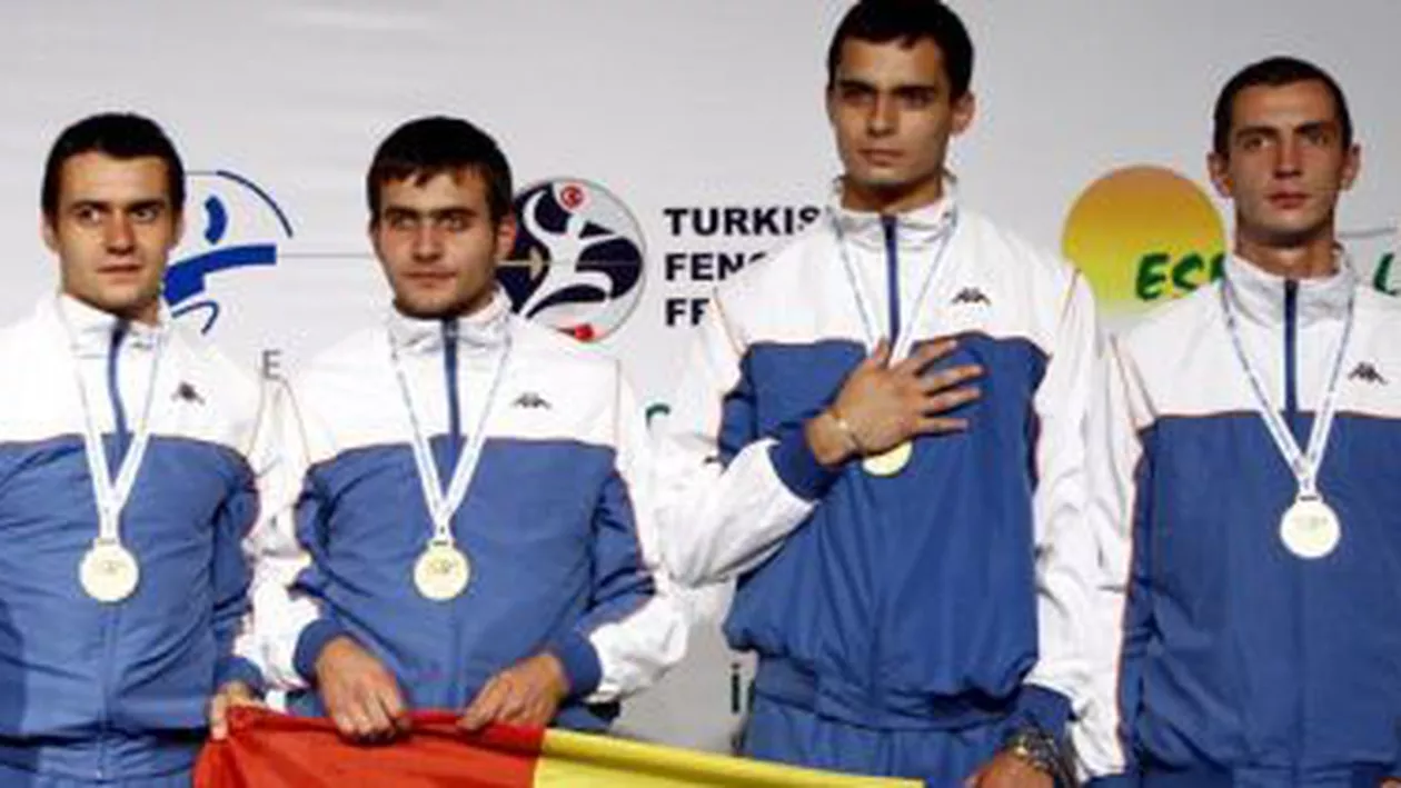 Echipa masculină de sabie a României s-a calificat în finală la CM de la Budapesta