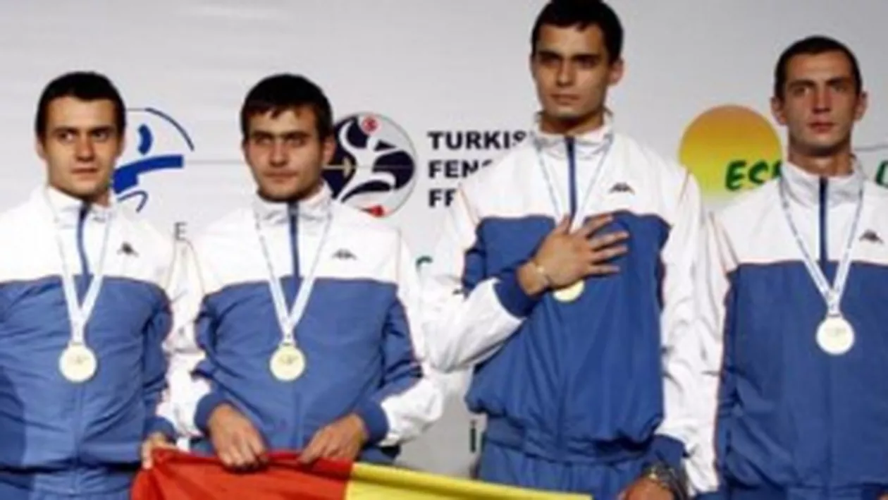 Budapesta: Medalie de argint pentru România la proba masculină de sabie pe echipe