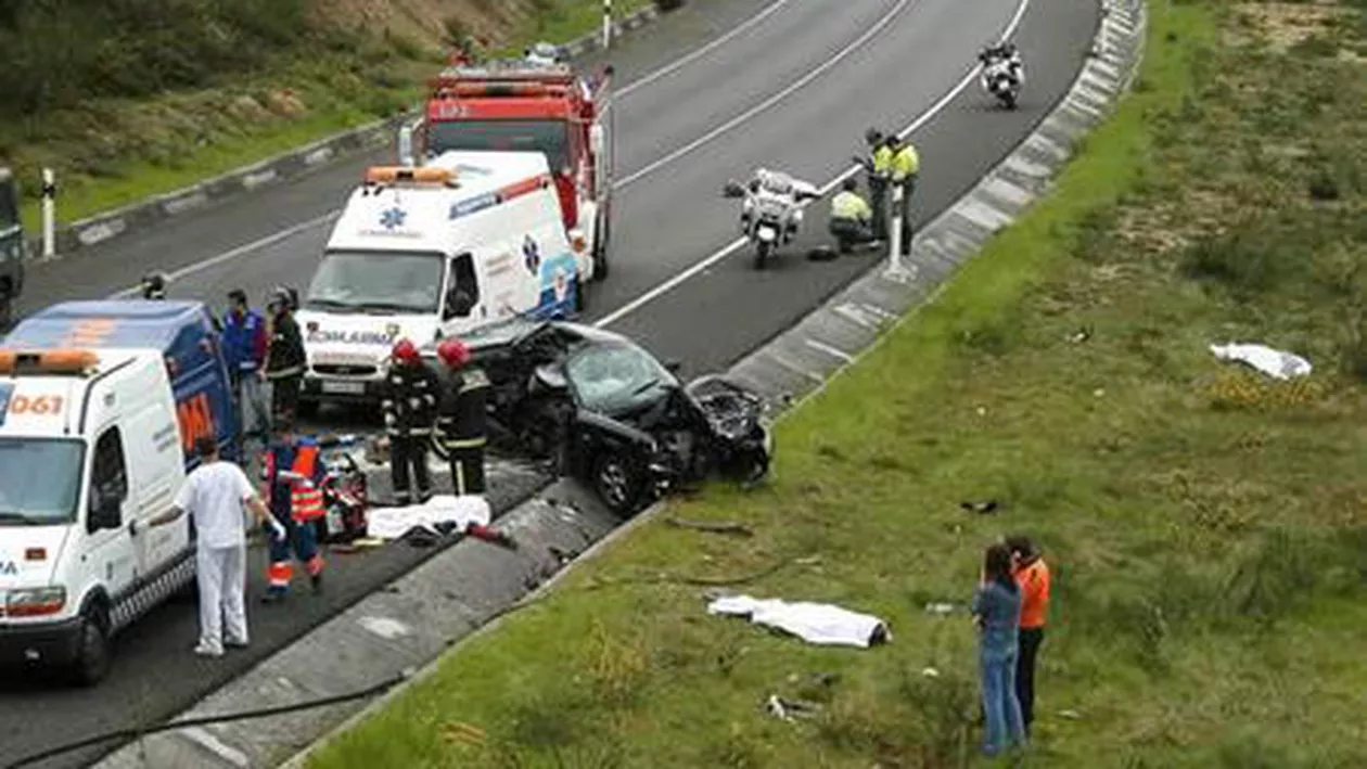 Timiș: O persoană a murit, iar alte șase au fost rănite într-un accident produs pe DN 70