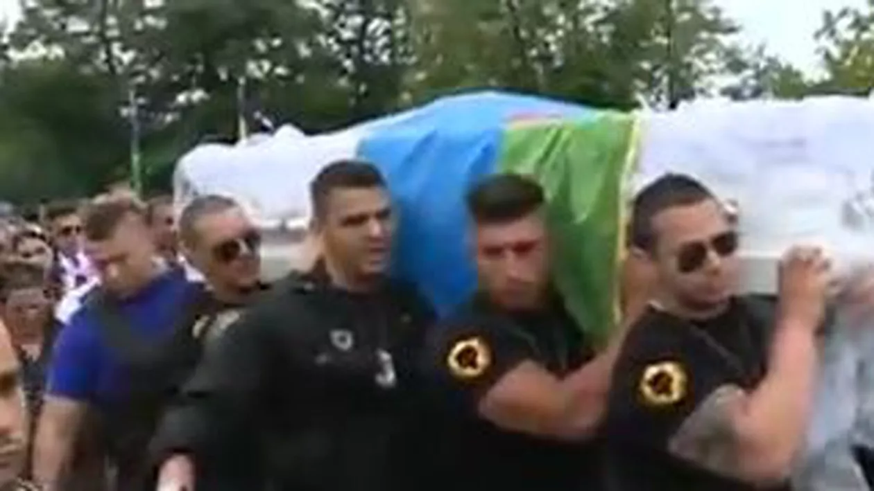 Regele romilor Florin Cioabă a fost condus pe ultimul drum: În urma sa au rămas doi regi