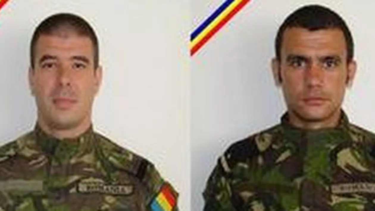 Trupurile celor doi militari români uciși în Afganistan, repatriate