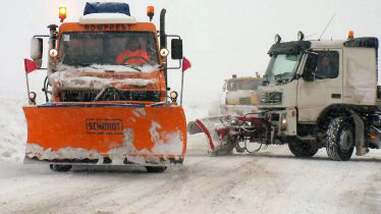 Argeș: Circulație restricționată pentru autovehiculele grele neechipate de iarnă pe DN73 și DN72A