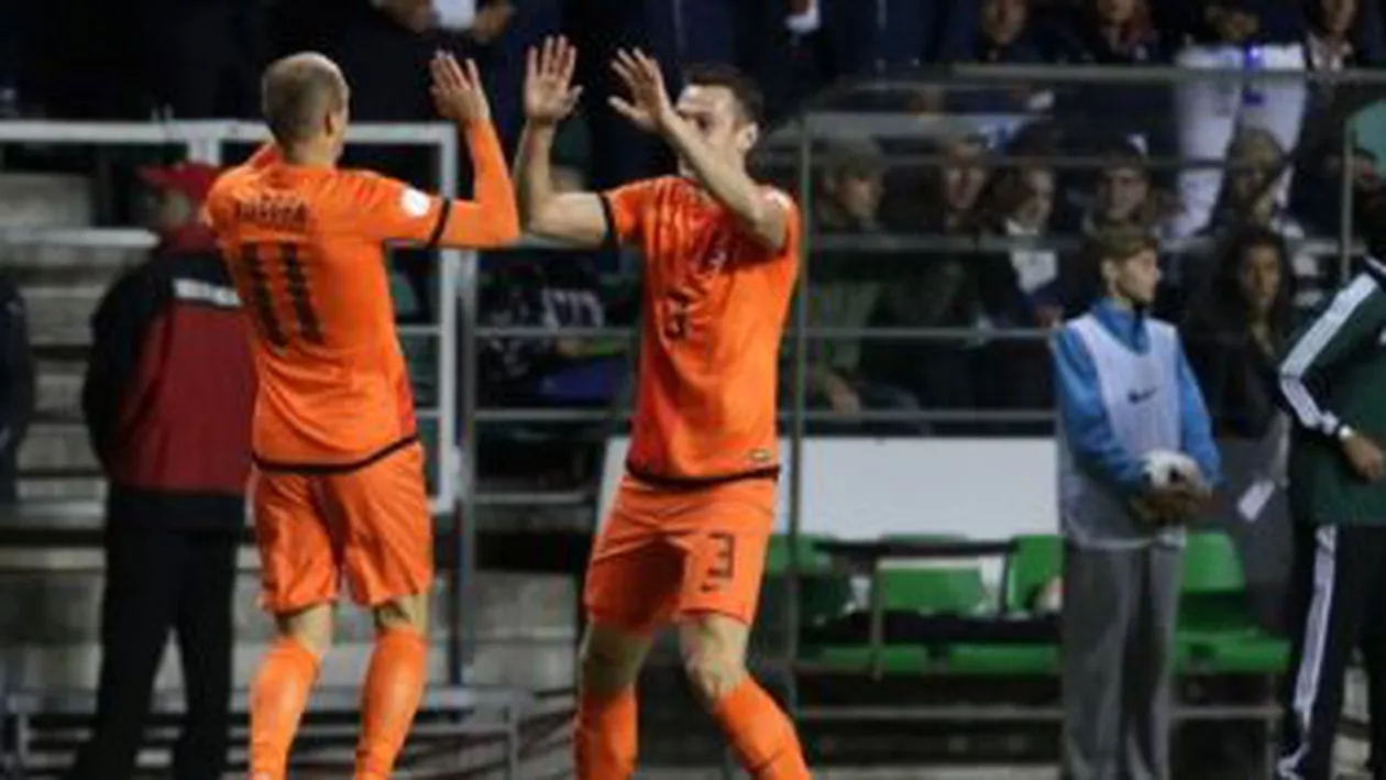 Olanda-Ungaria, scor 8-1, în preliminariile Cupei Mondiale 2014