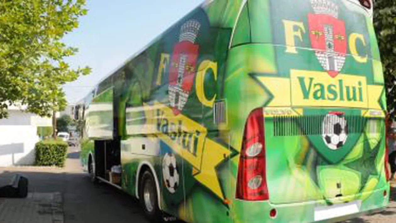 Autocarul în care se aflau jucătorii FC Vaslui a fost implicat într-un accident
