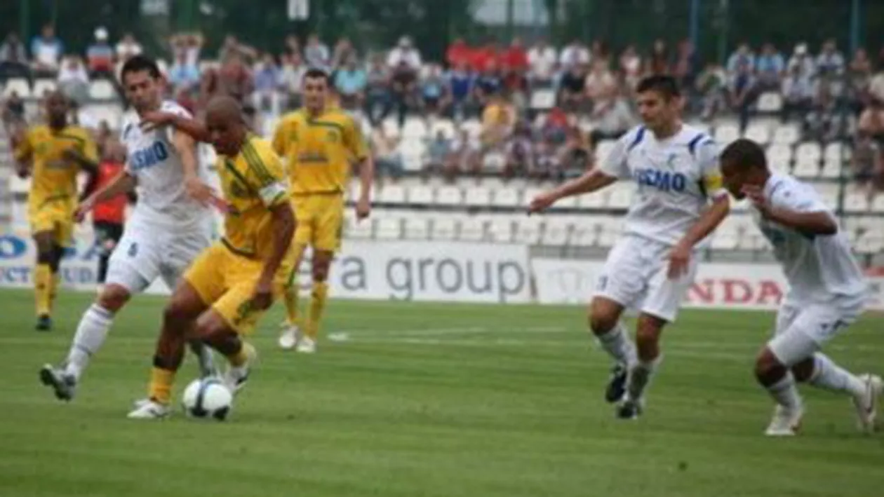 Liga I: Pandurii Târgu Jiu - FC Vaslui, scor 1-2