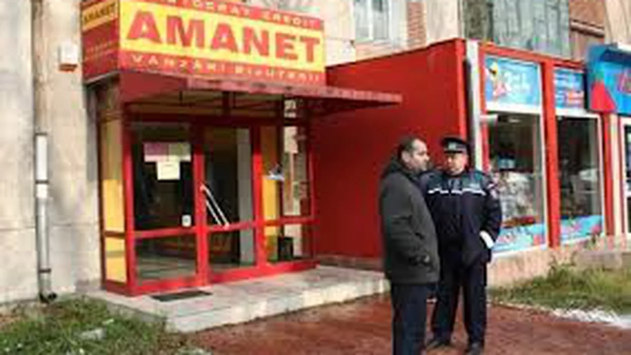 Jaf la o casă de amanet din Cluj: Hoții au fugit cu 100.000 de lei