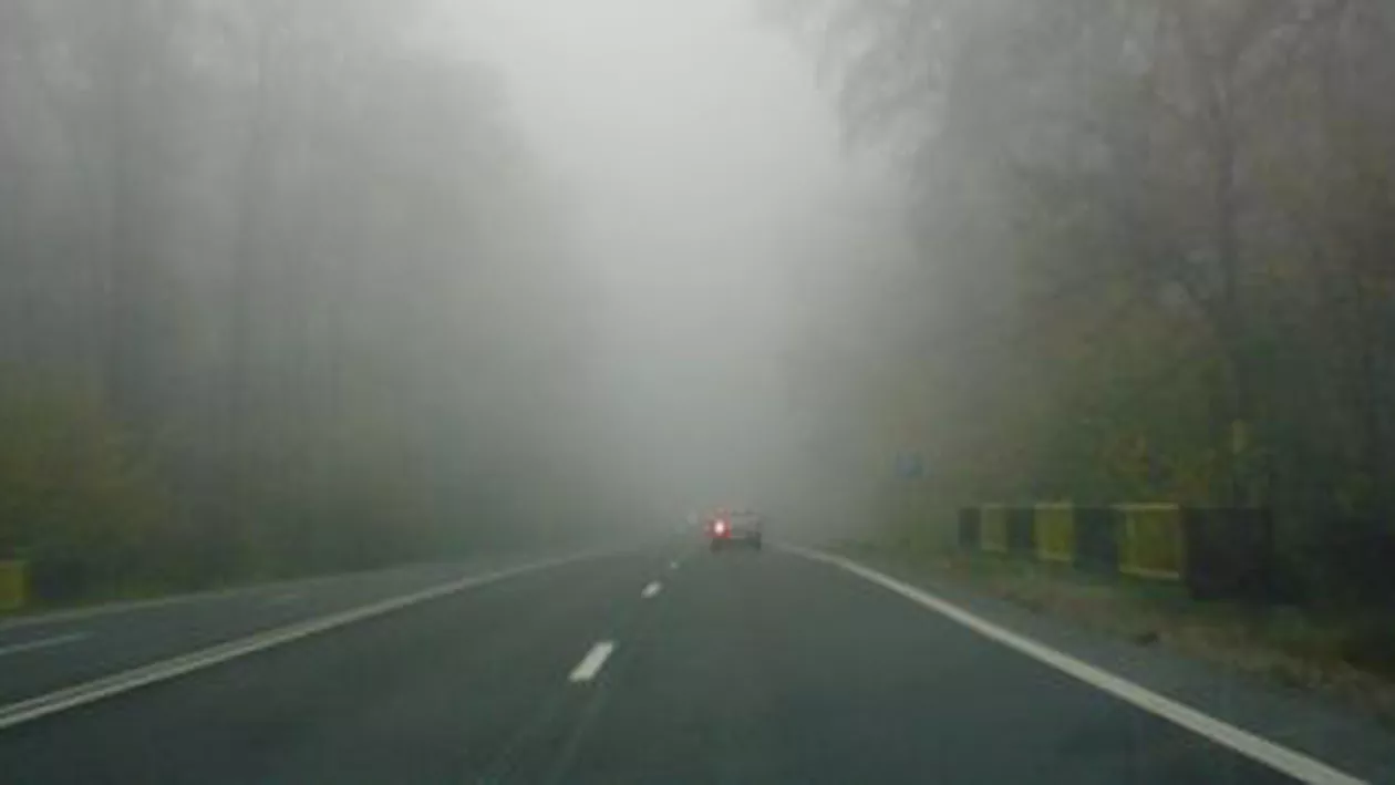 ANM: Avertizare cod galben de ceață în Capitală și alte cinci județe