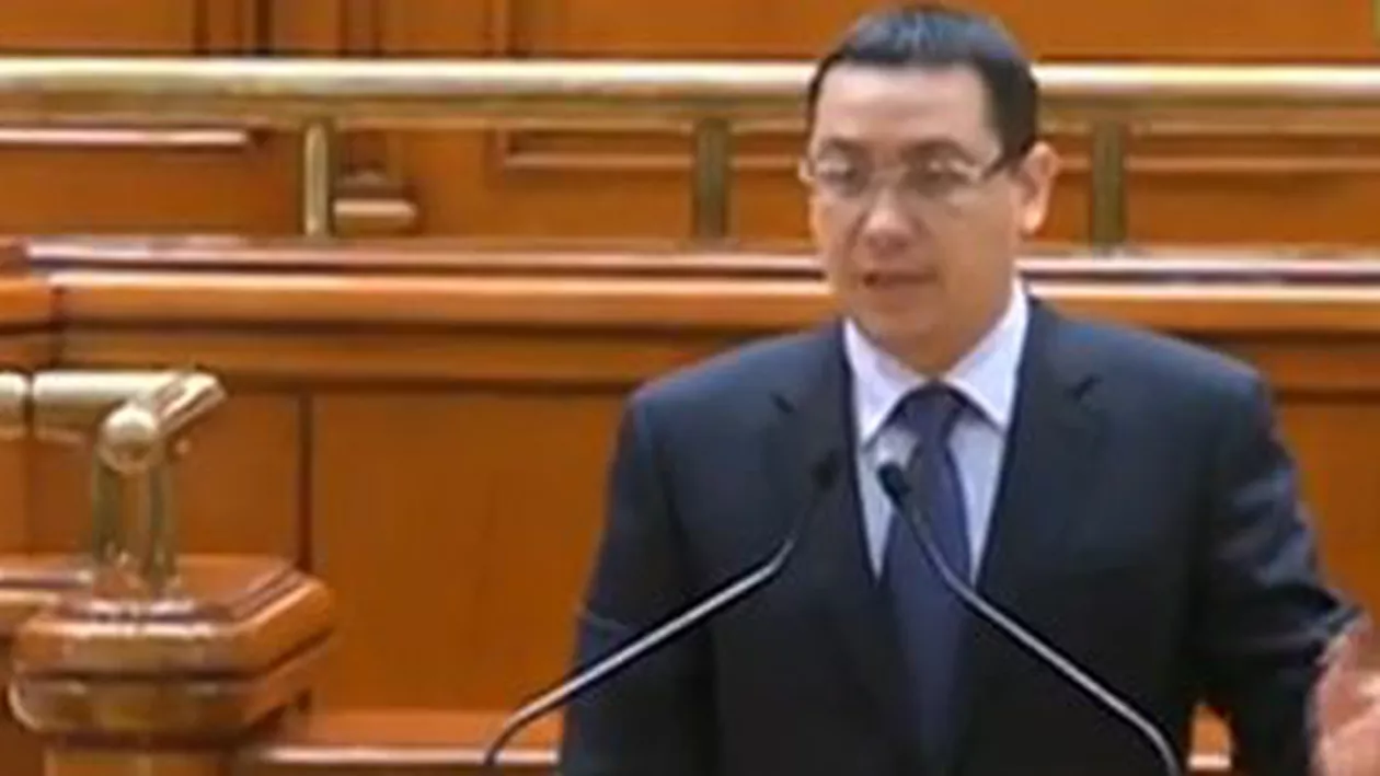 Ponta, în ședința asumării proiectului legii descentralizării: Mai multe atribuții la nivel local înseamnă modernizarea României