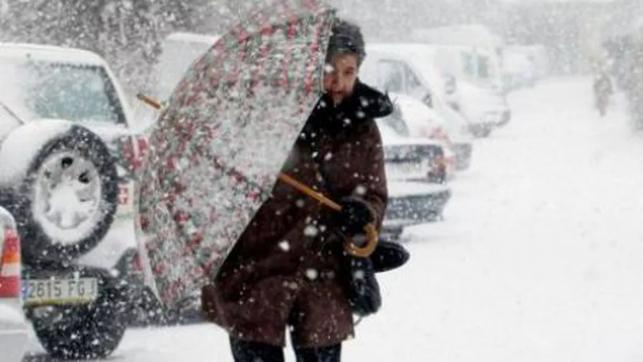 Cod galben de ninsori pentru partea de sud a ţării, valabil până miercuri