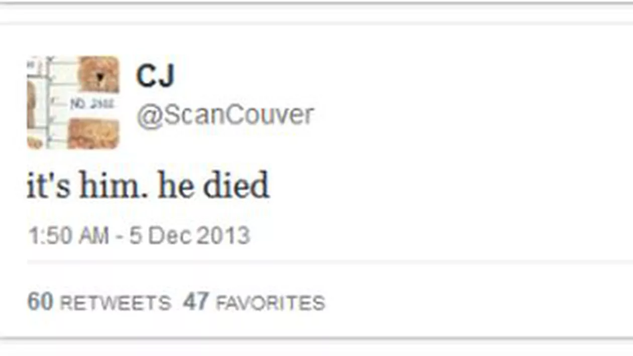 SUA: O femeie a relatat live, pe Twitter, moartea soțului ei, fără să știe că este vorba de el