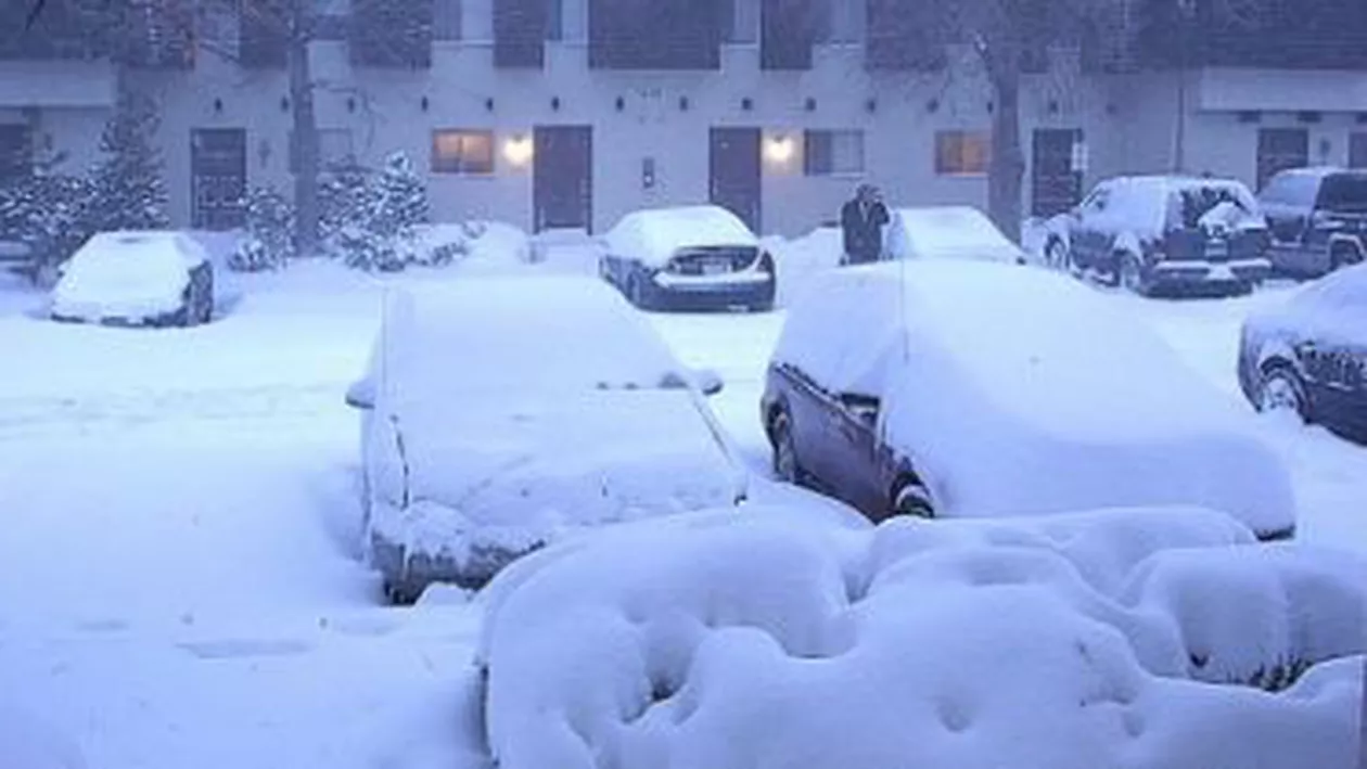 Ninsorile abundente și gerul persistă în SUA: În Montana s-au înregistrat minus 41 grade