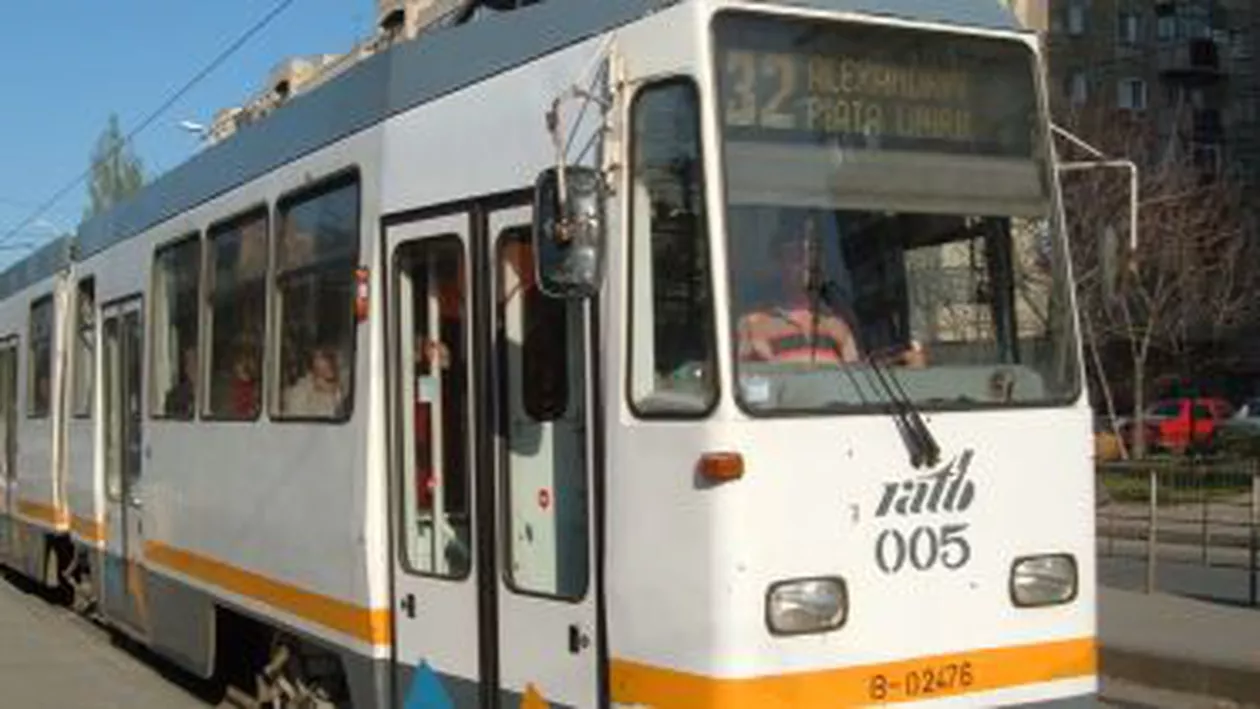Linia tramvaiului 32 din Capitală este blocată
