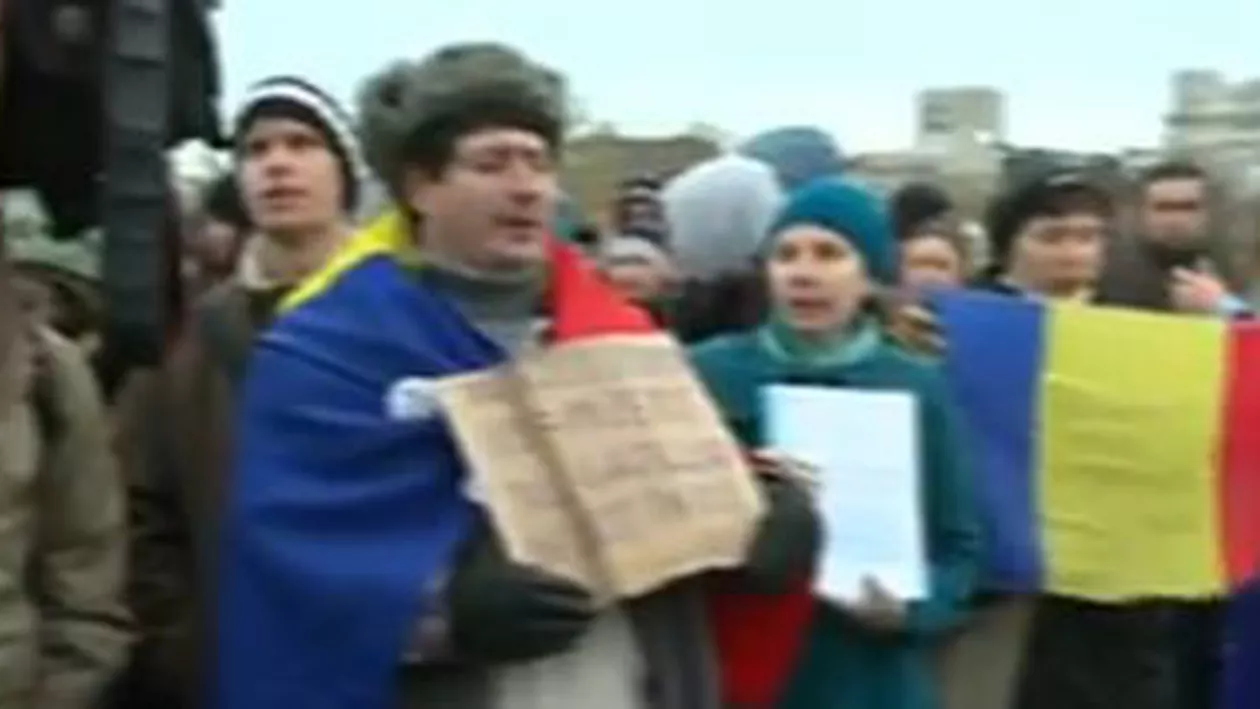 Portest față de Legea minelor, la Parlament