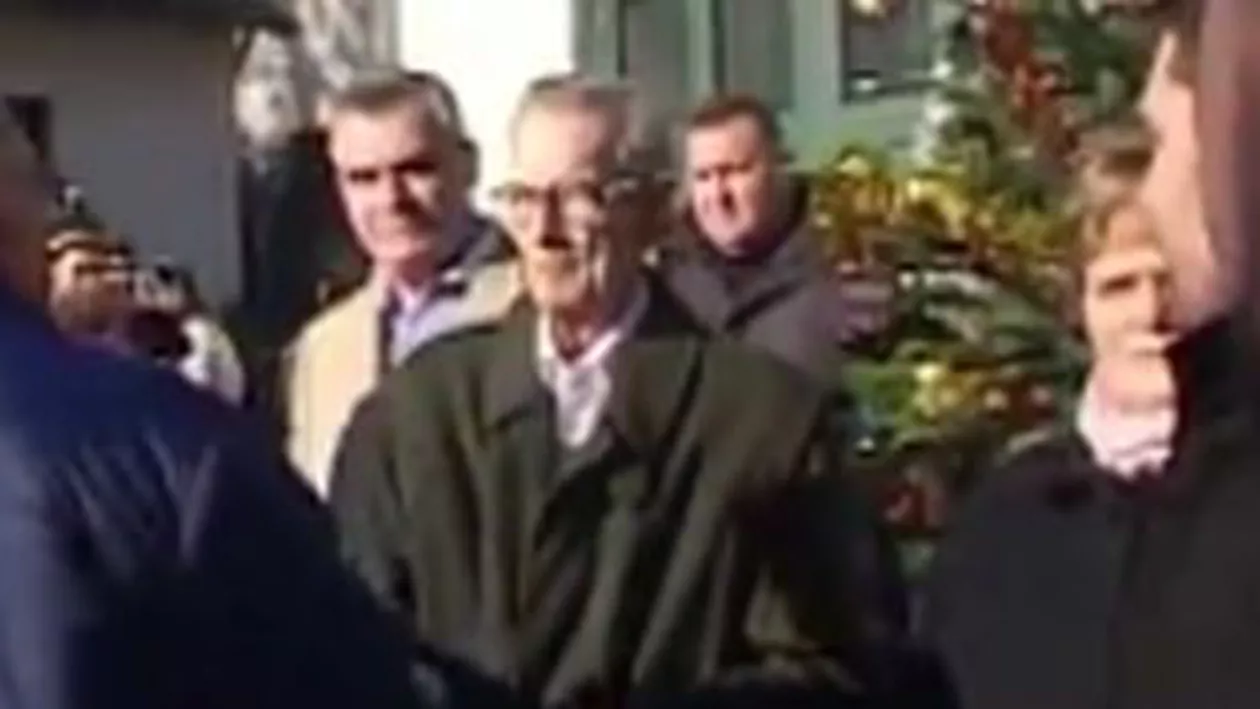 Regele Mihai, colindat la Castelul de la Săvârșin (VIDEO)