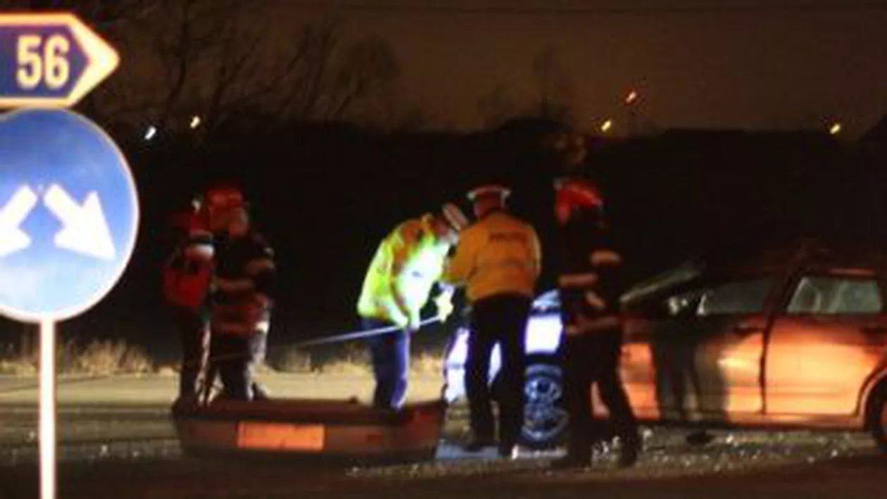 Doi răniți, într-un accident rutier în Timișoara: Șoferul a fugit de la fața locului