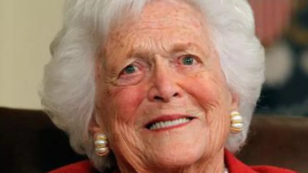 SUA: Fosta primă doamnă Barbara Bush, în vârstă de 88 de ani, a fost spitalizată din cauza unei probleme respiratorii