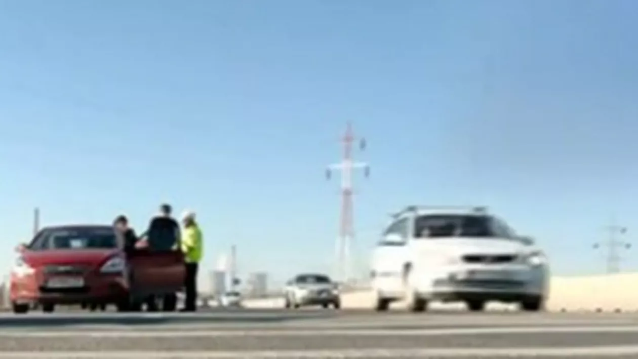 Şofer surprins pe Autostrada Soarelui, gonind cu 223 de kilometri pe oră