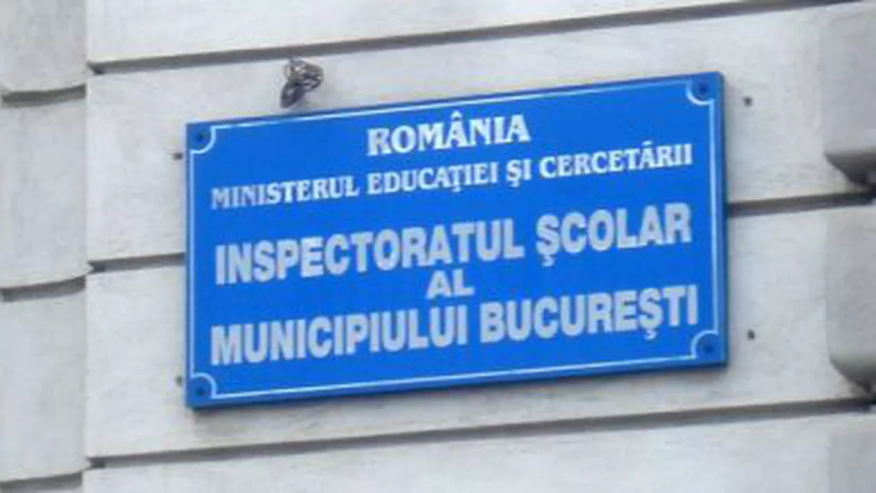 Surse: Directoarea școlii 172 din București, demisă de ISMB