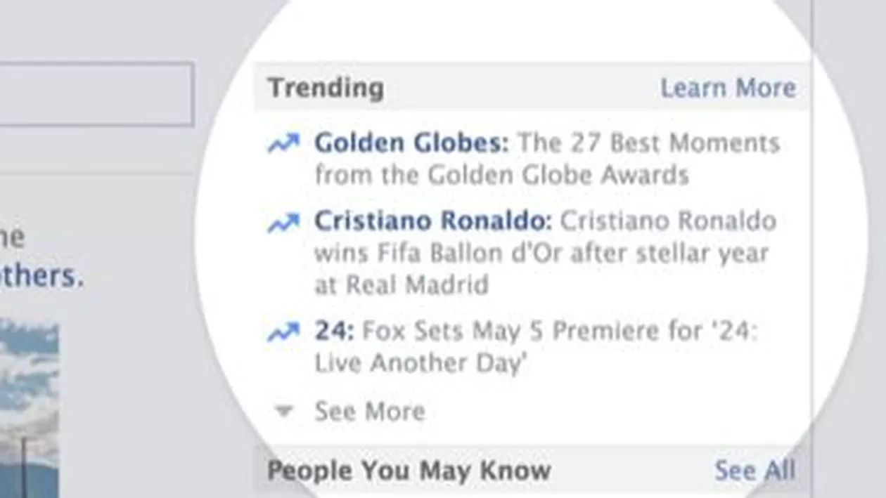 Facebook introduce secțiunea ”Trending”, unde vor apărea cele mai fierbinți subiecte ale momentului