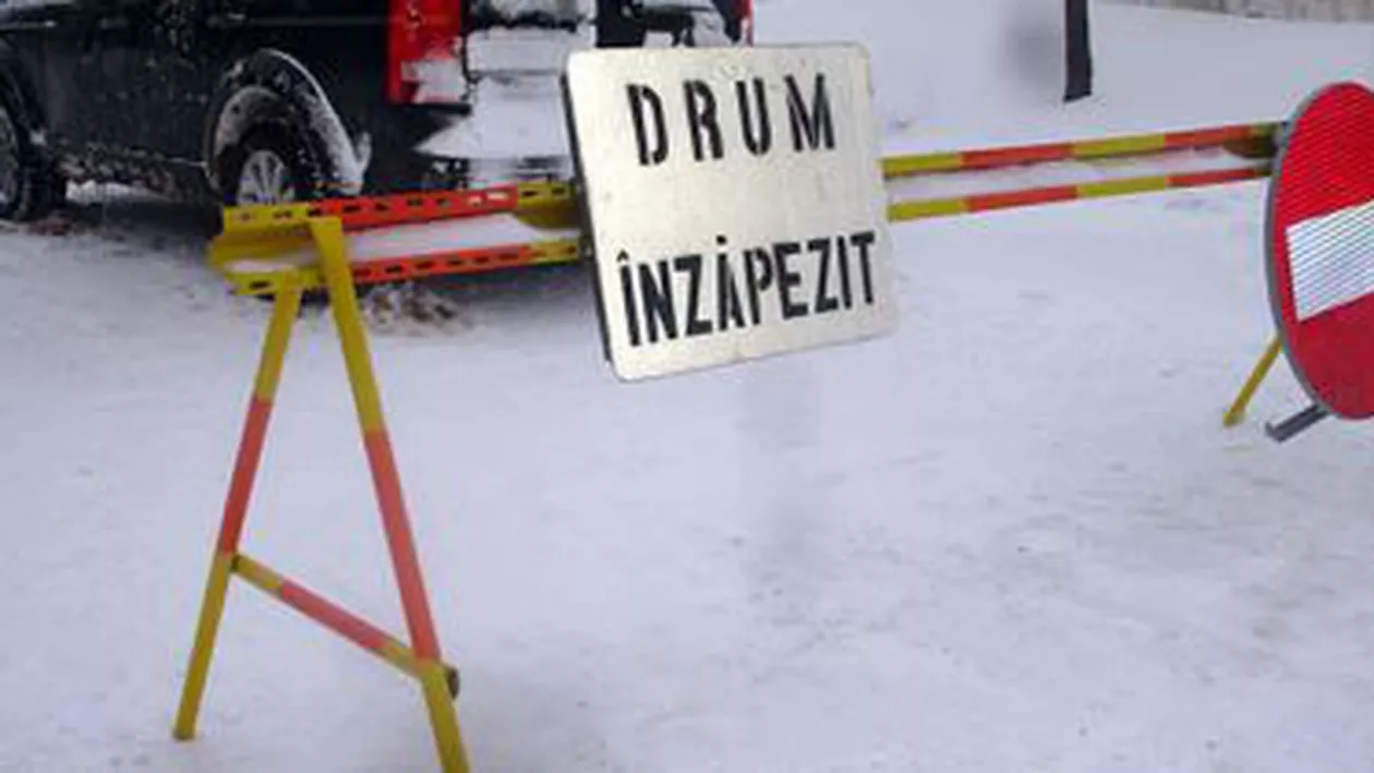 Galați: Trei localități sunt izolate, iar 11 drumuri județene sunt blocate